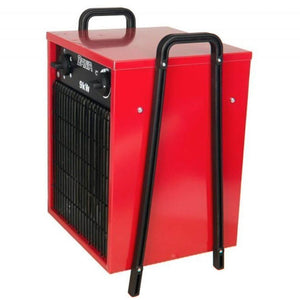 0/4.5/9kW Warehouse and Commercial '3 Phase' Electric Space Heater, 'Dania' 9kW Red - HM Dania 9kW